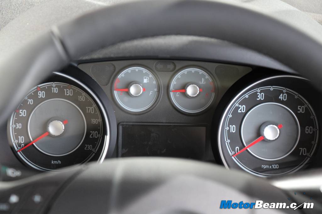 Fiat Linea Facelift Instrument
