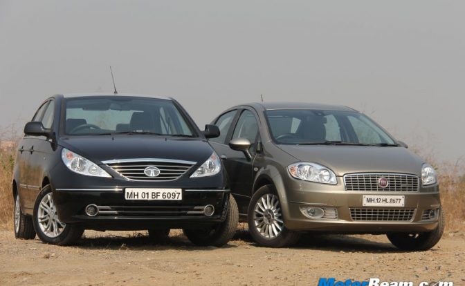 Fiat Linea vs Tata Manza Road Test