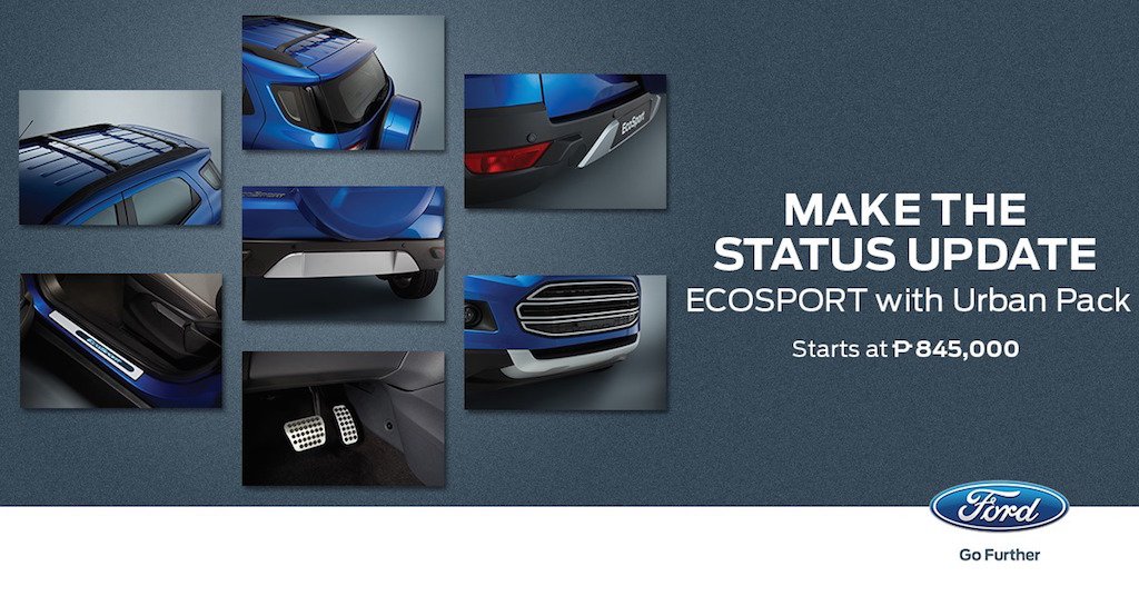 Ford EcoSport Urban Pack Philippines Accessories