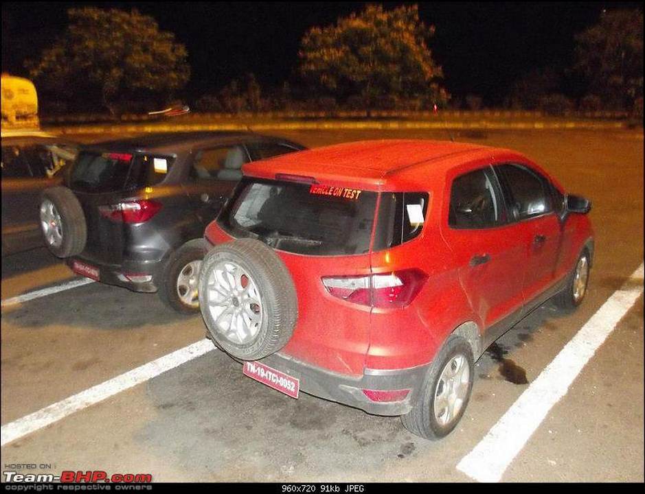 Ford EcoSport testing Chennai