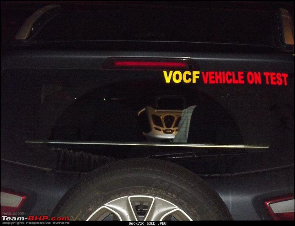 Ford EcoSport testing interior