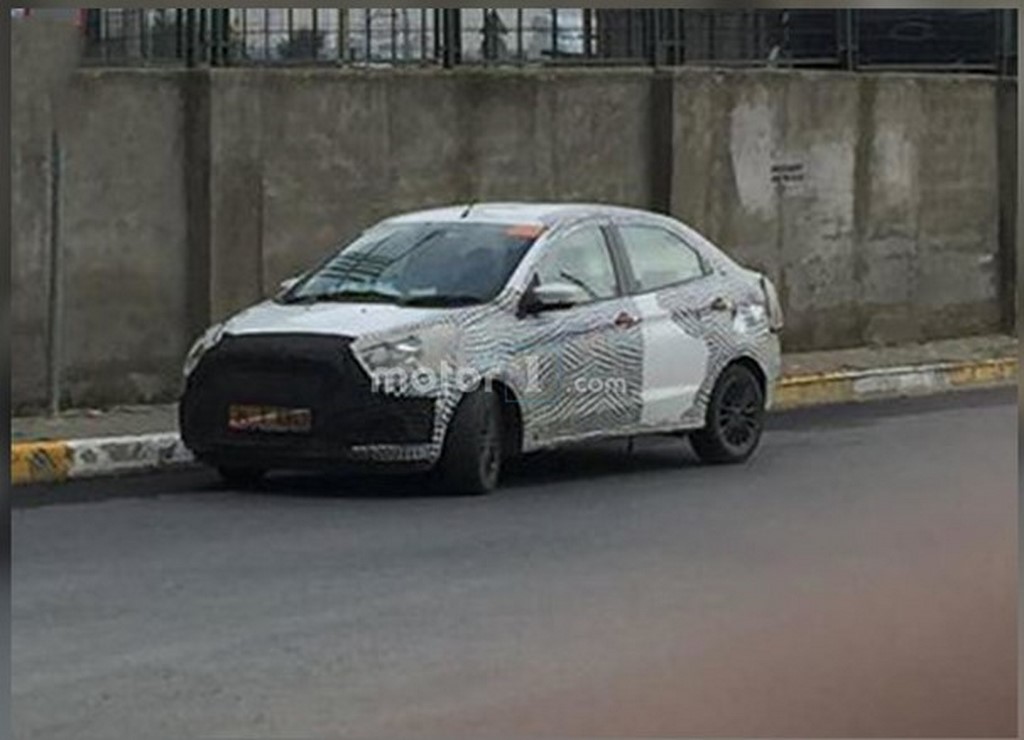 Ford Figo Aspire Spied In Turkey