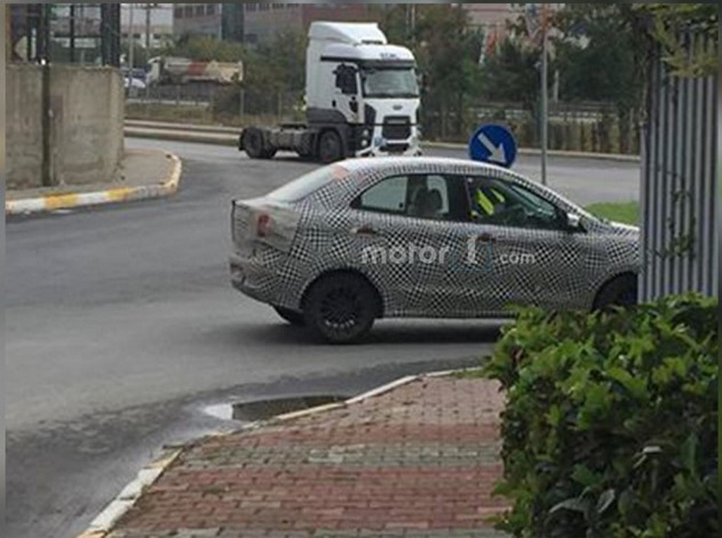 Ford Figo Aspire Spotted Testing