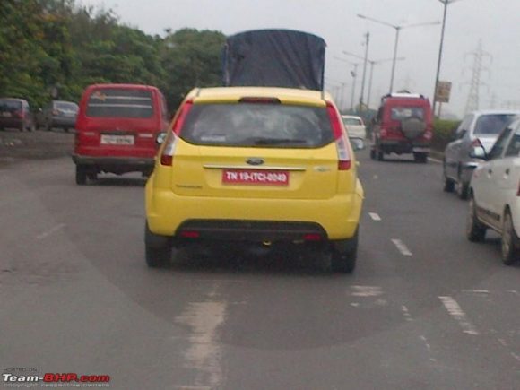Ford Figo Facelift Uncamouflaged