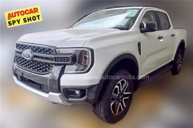 Ford Ranger Spotted Undisguised India