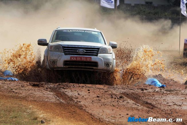 Ford Endeavour Rally Drive