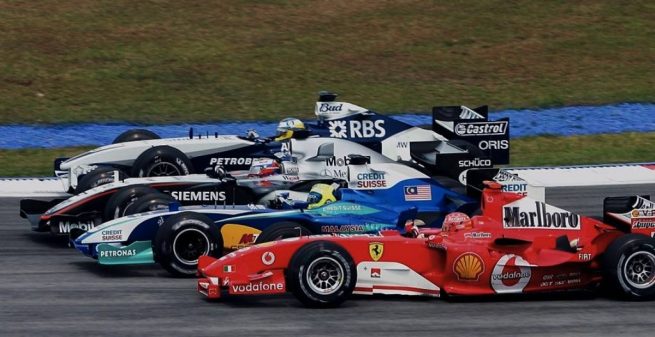 Formula 1 Four Wide