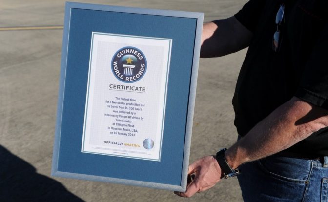 Hennessey Venom GT Guinness World Record