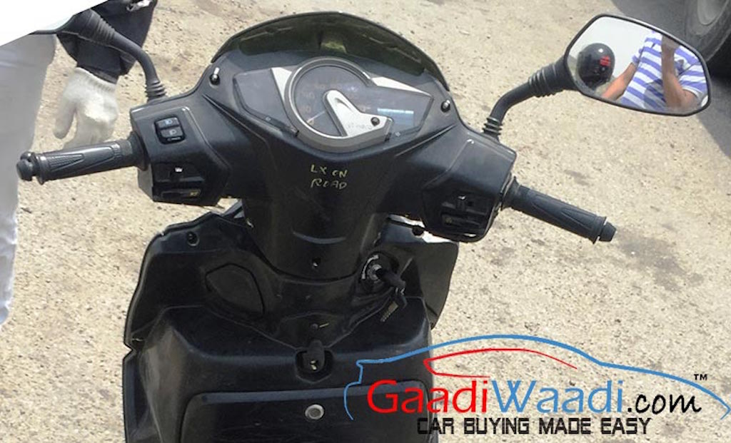 Hero Dash Scooter Spied Instrument Cluster
