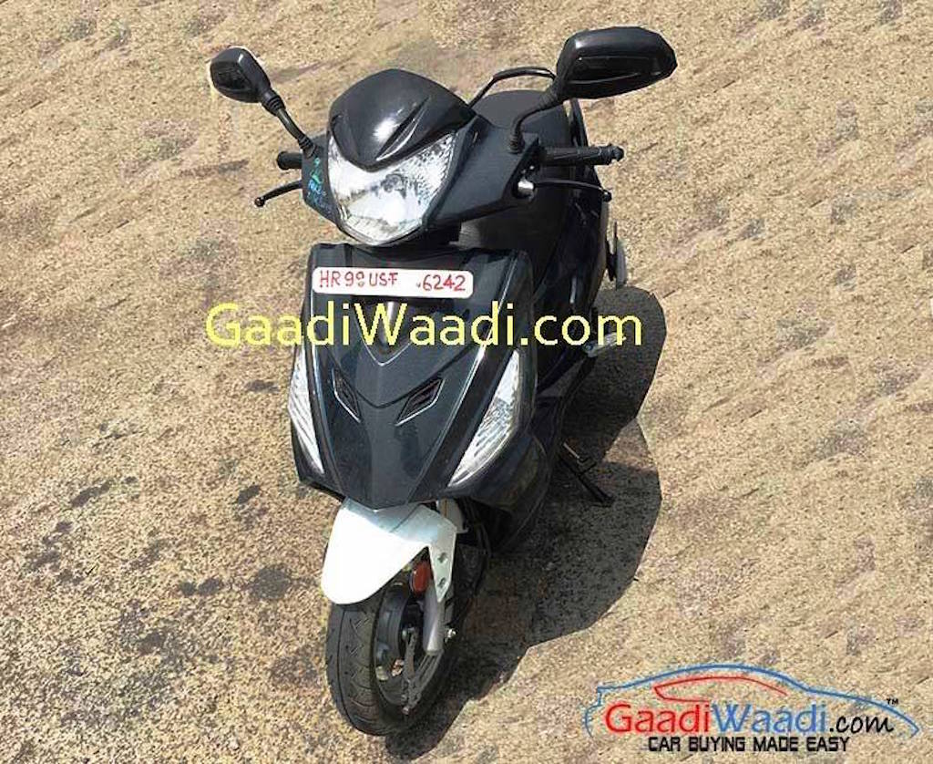 Hero Dash Scooter Spy Shot LX Variant