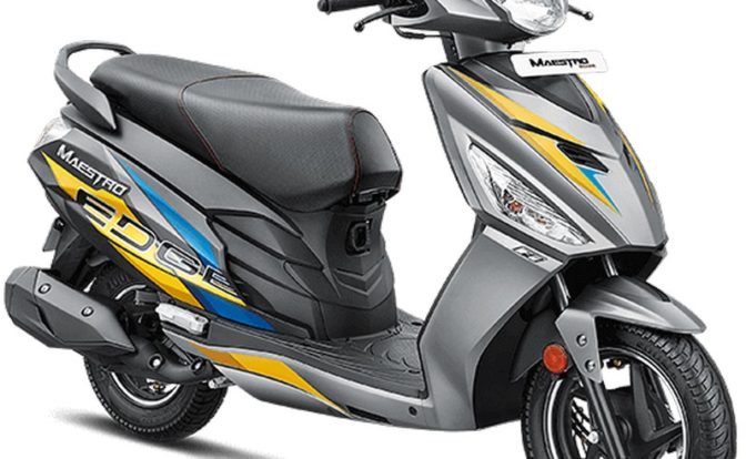 Hero Maestro Edge 110 BS6 Seal Silver