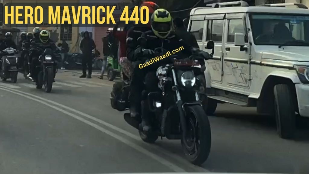 Hero Mavrick 440 Spied