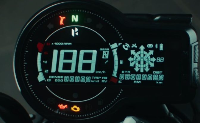 Hero Mavrick Digital Cluster