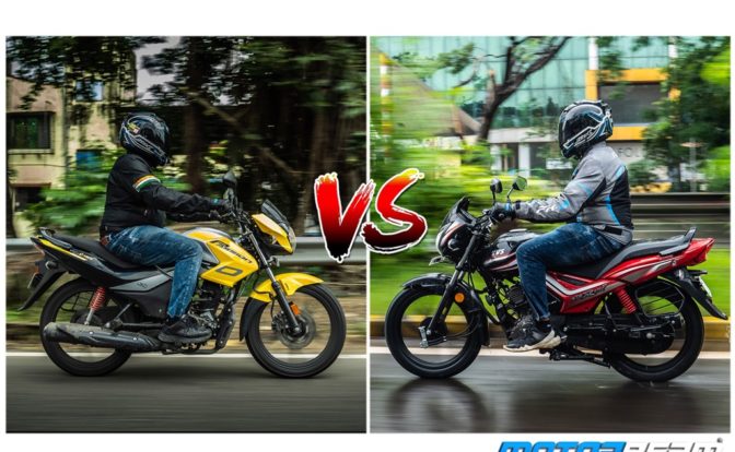 Hero Passion Pro vs TVS Star City+