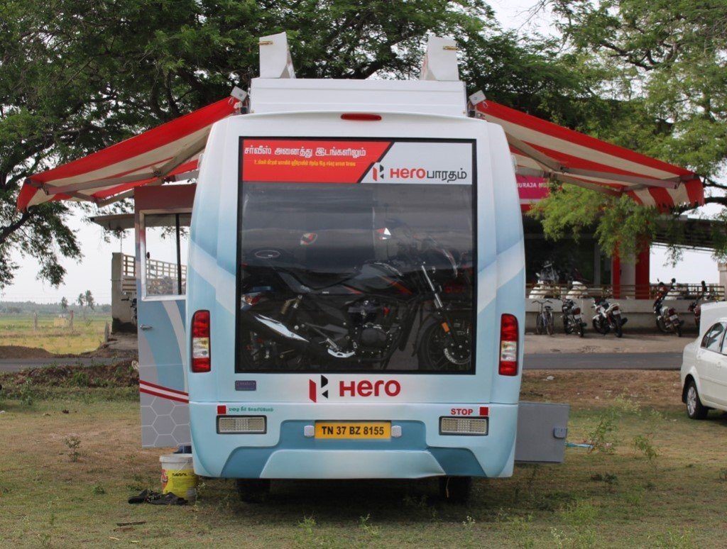 Hero Sales Service Truck Rear
