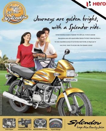 Hero Splendor Pro Gold Edition