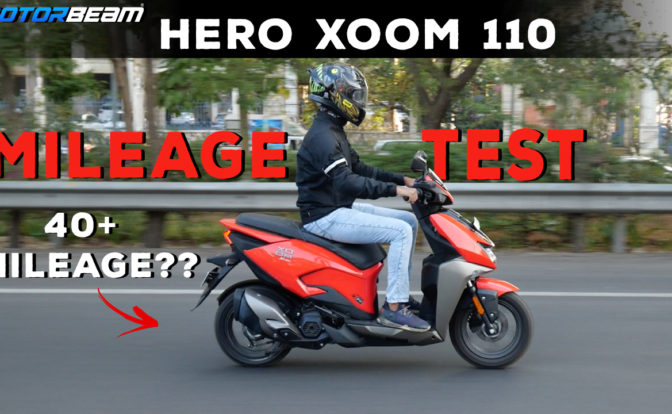 Hero Xoom 110 - Mileage Test [Video]
