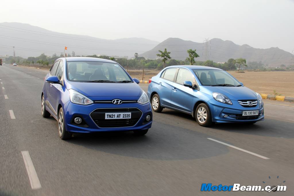 Honda Amaze vs Hyundai Xcent