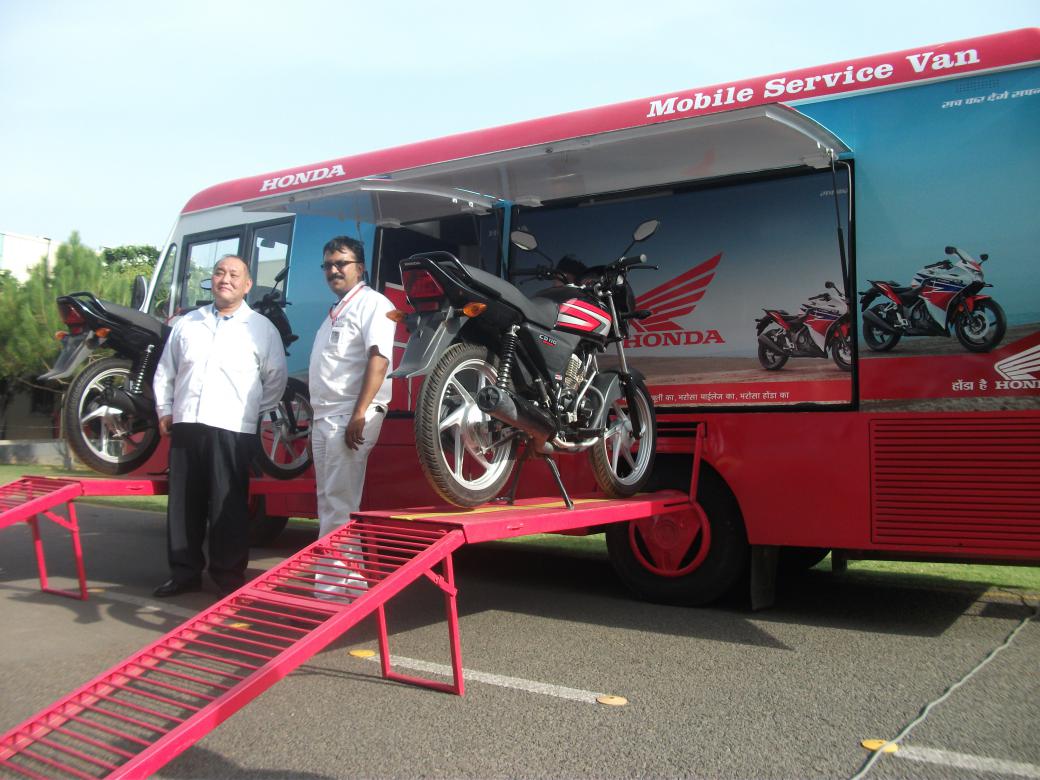 Honda Bike Service Van