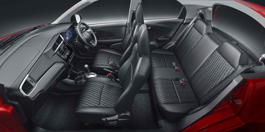 Honda Brio Facelift Interiors Black