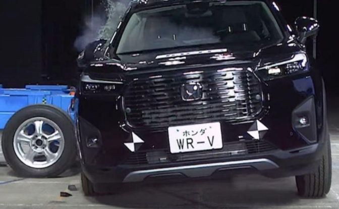 Honda Elevate crash test Front