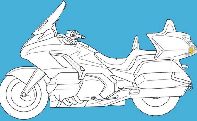 Honda Goldwing Rear-Facing Radar