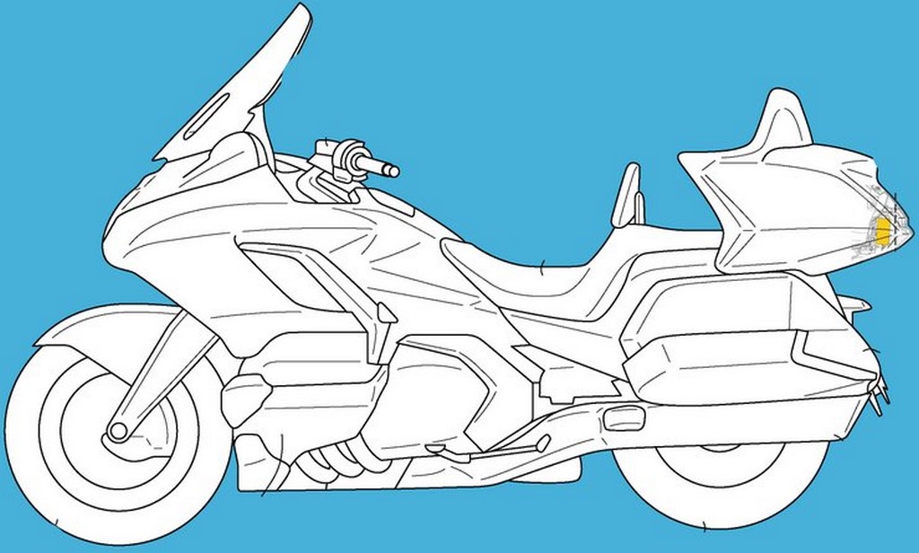 Honda Goldwing Rear-Facing Radar
