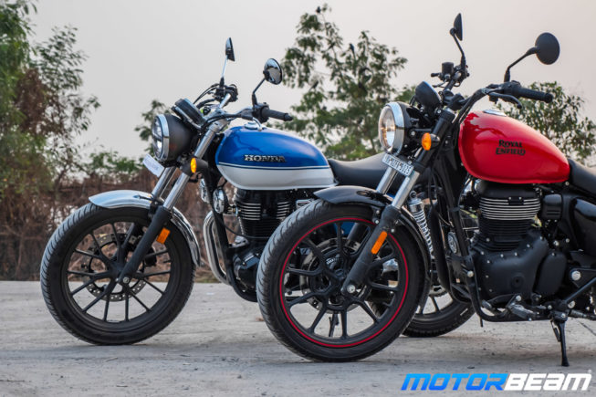 Honda Hness CB350 Vs Royal Enfield Meteor 350 Comparison 10