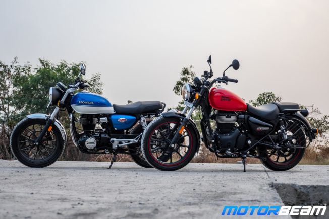 Honda Hness CB350 Vs Royal Enfield Meteor 350 Comparison 11