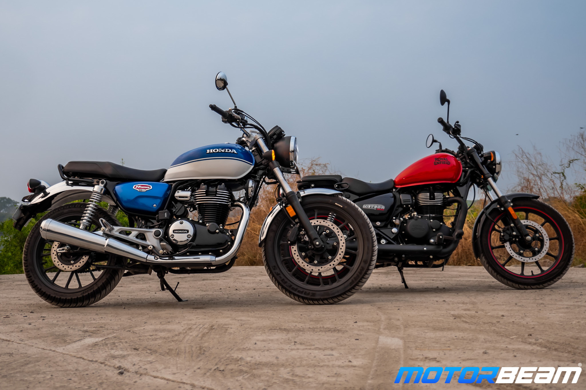 Honda Hness CB350 vs Royal Enfield Meteor 350 Comparison 15