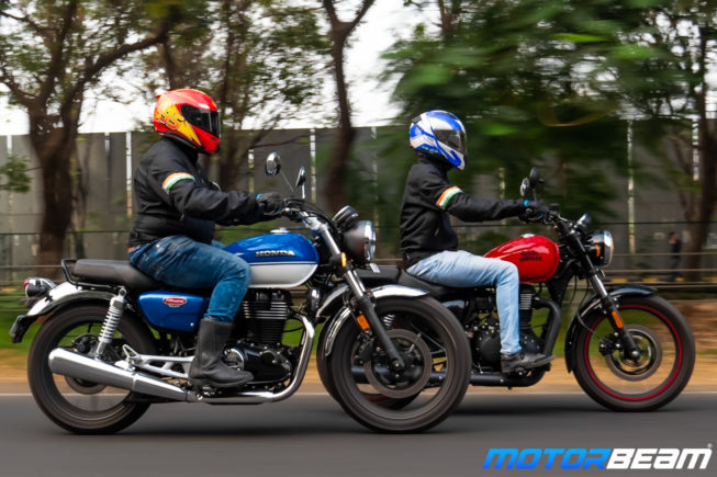 Honda Hness CB350 Vs Royal Enfield Meteor 350 Comparison 3
