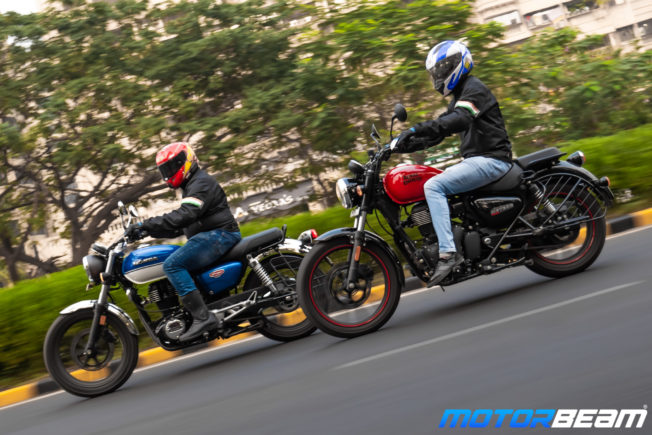 Honda Hness CB350 Vs Royal Enfield Meteor 350 Comparison 5