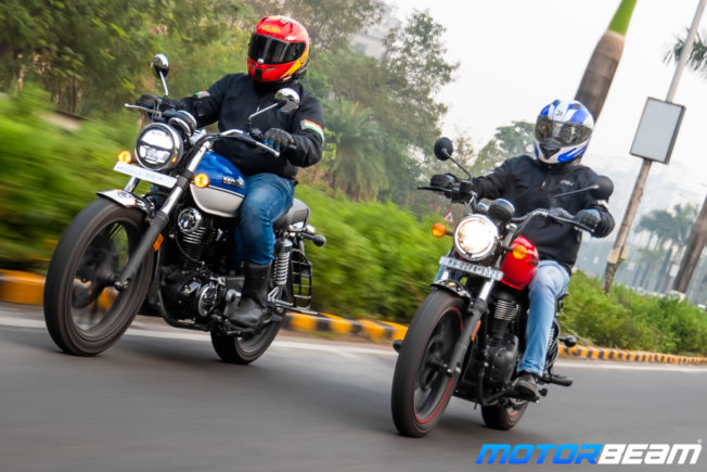 Honda Hness CB350 Vs Royal Enfield Meteor 350 Comparison 6