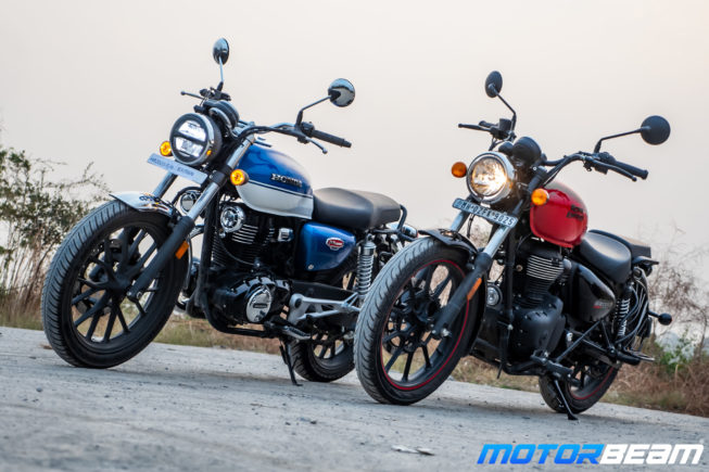 Honda Hness CB350 vs Royal Enfield Meteor 350 Comparison 9