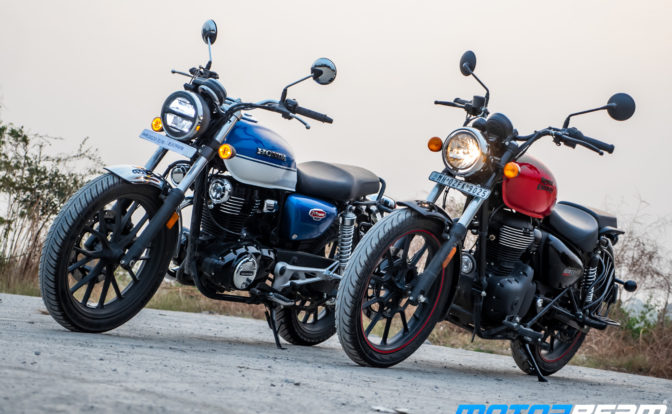 Honda Hness CB350 vs Royal Enfield Meteor 350 Comparison 9