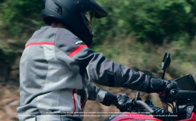 Honda NX200 Teaser Semi-Fairing