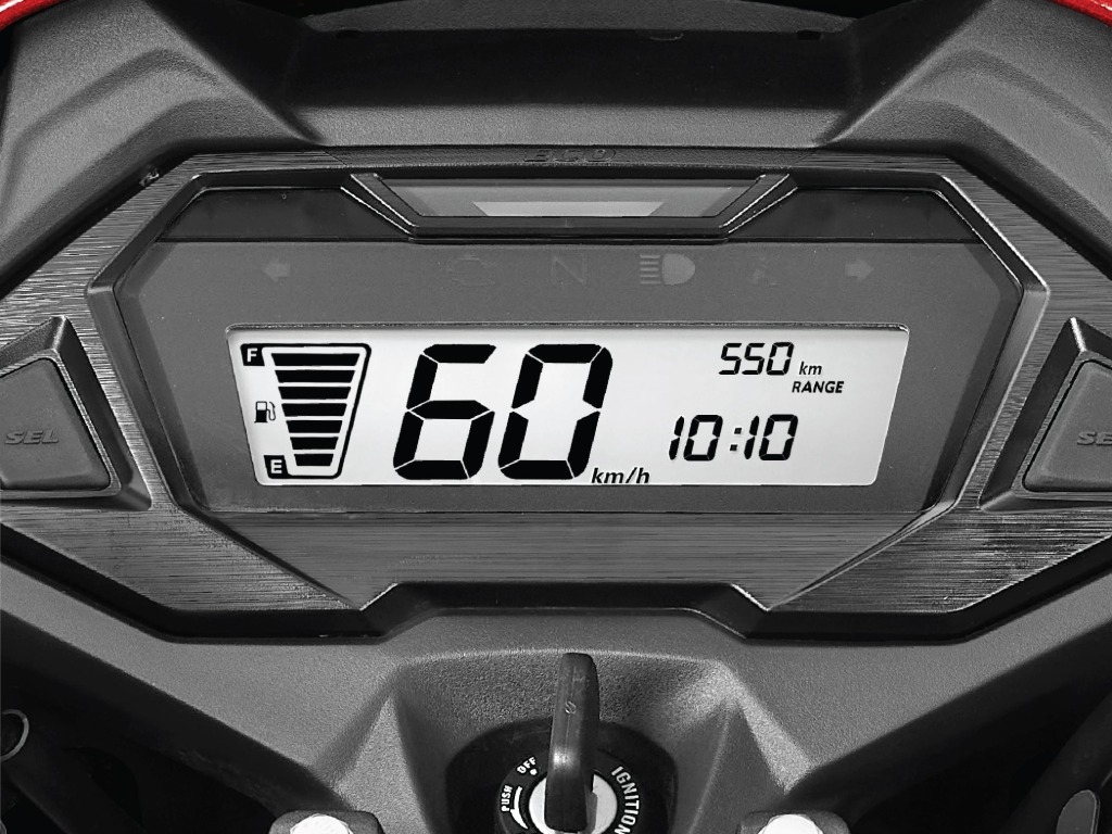 Honda Shine 100 DX instrument cluster