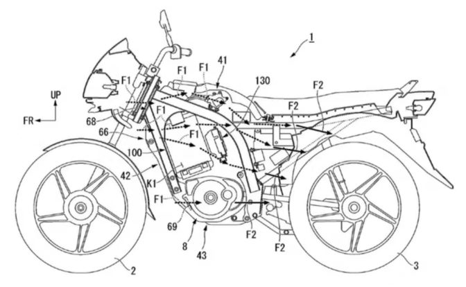 Honda Shine electric bike side