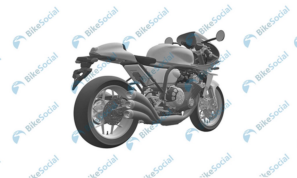 Honda Six-Cylinder Modern Retro Patent Image