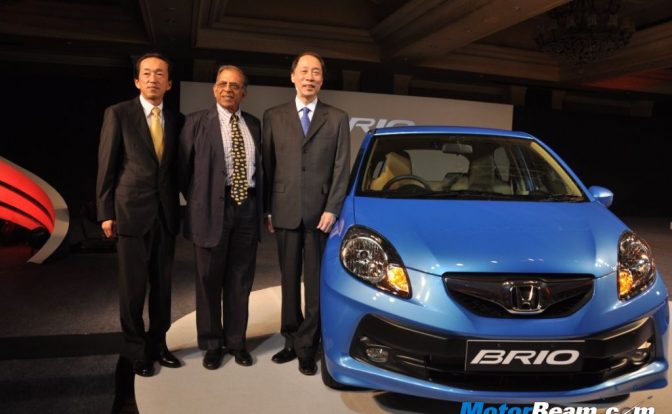 Honda Brio India Launch
