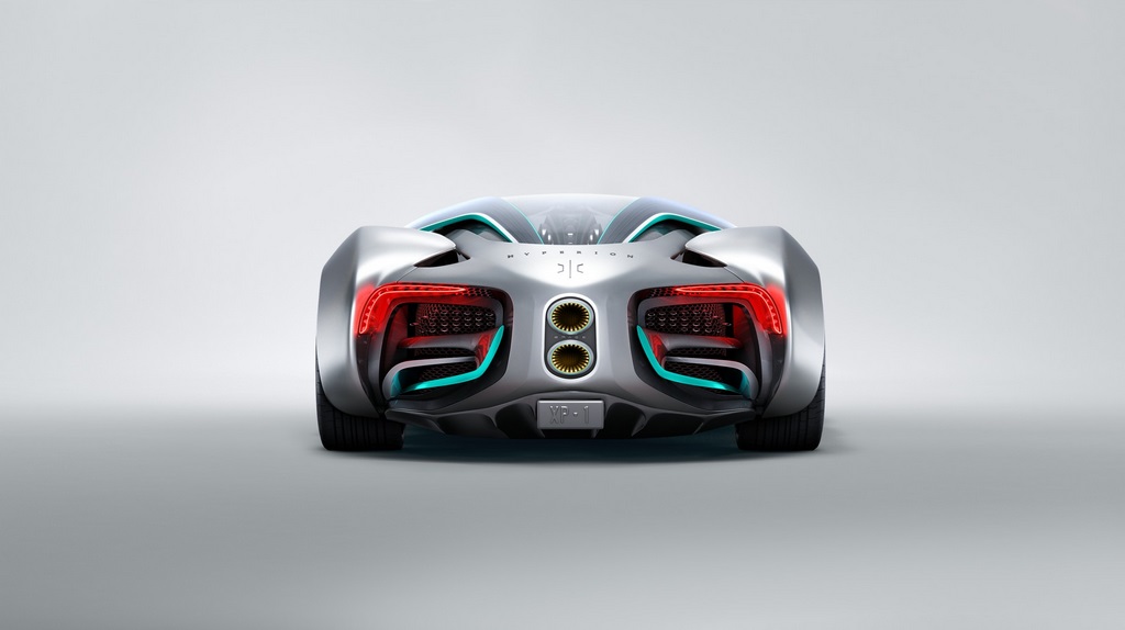 Hyperion XP1 Hydrogen Hypercar Back