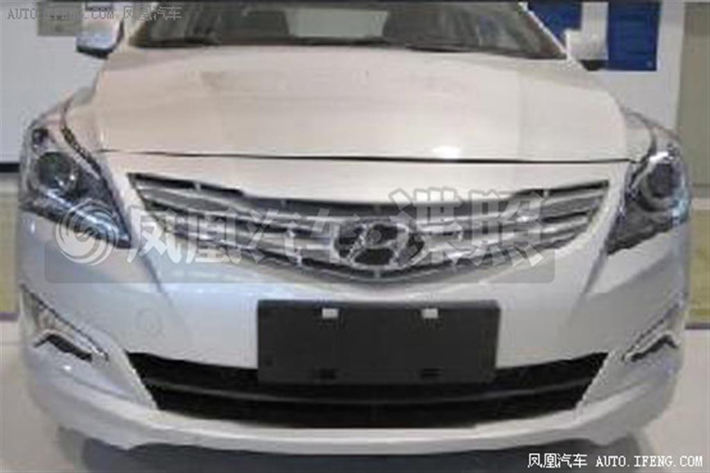 Hyunda Verna Facelift Front