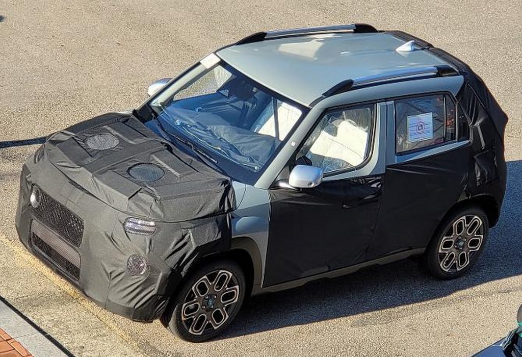 Hyundai AX1 Micro SUV Spied