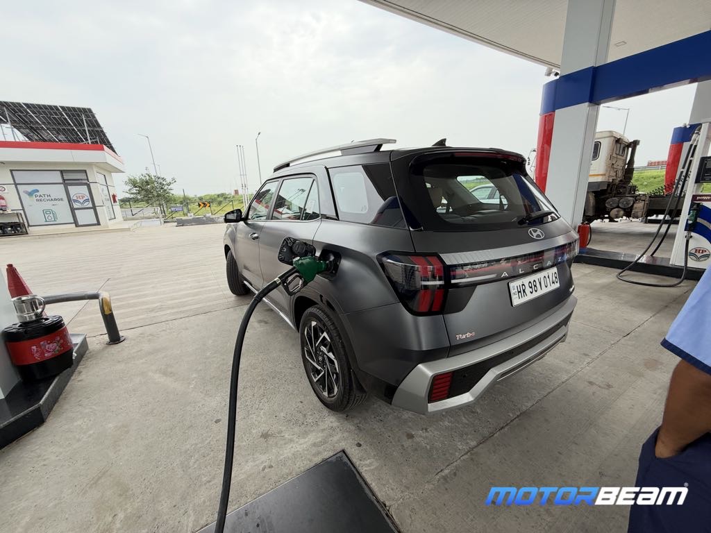 Hyundai Alcazar Delhi Jaipur Travelogue Fuel