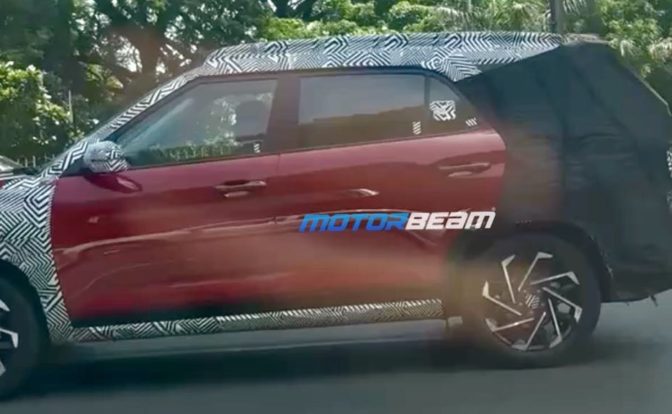 Hyundai Alcazar Facelift Red Spotted