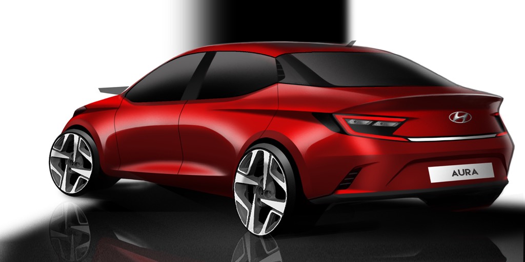 Hyundai Aura Rear Design