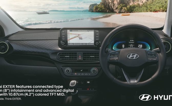 Hyundai Exter Dashboard