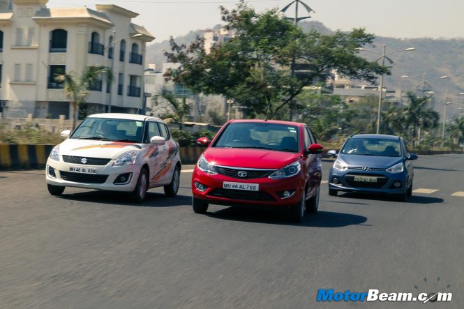 Hyundai Grand i10 vs Tata Bolt vs Maruti Swift