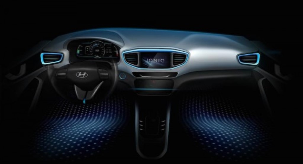 Hyundai IONIQ Render Interiors