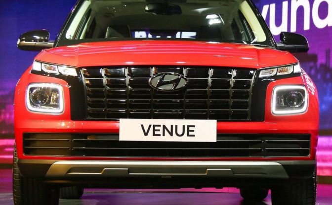 Hyundai Venue CNG Front